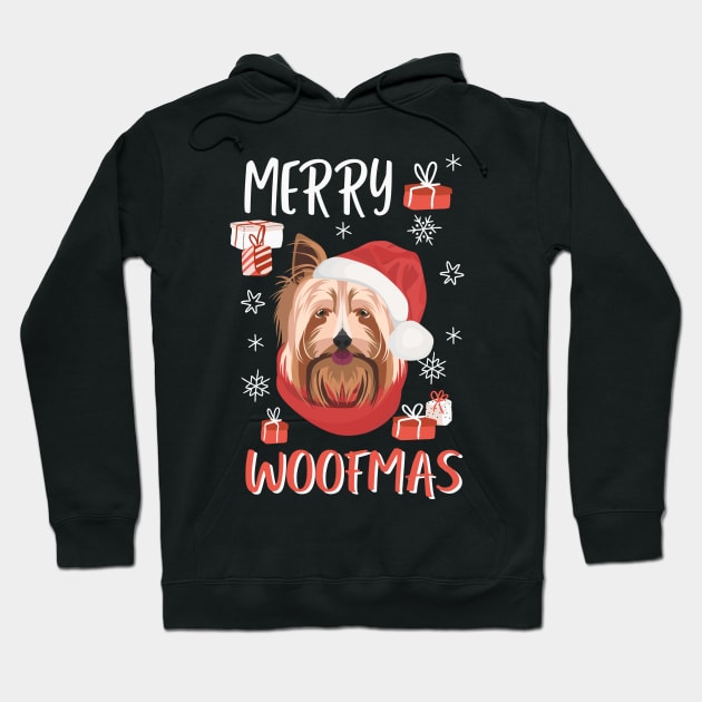 Yorkshire Terrier Christmas Hoodie by GreenOptix